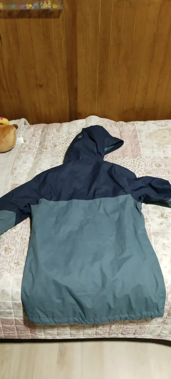 Chaqueta impermeable Lippi azul y verde - 2