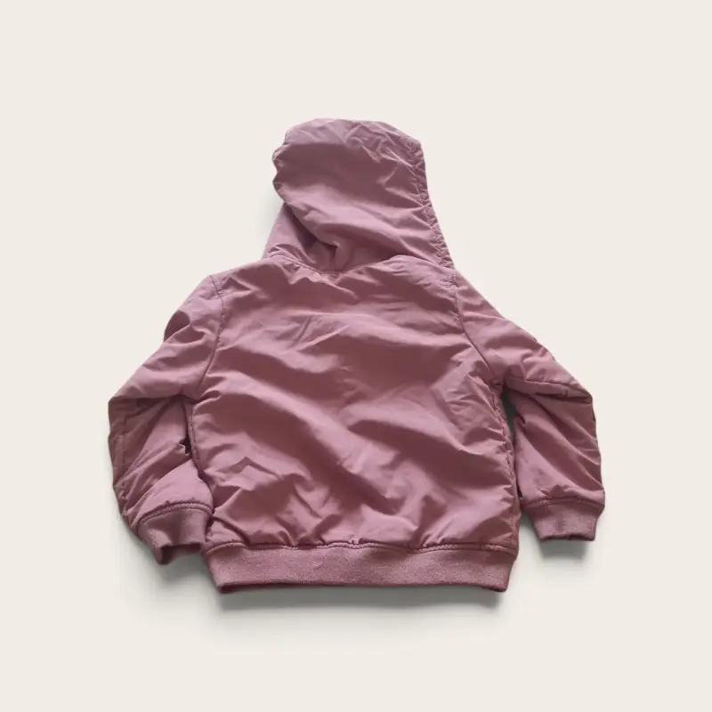 Chaqueta rosada con capucha niña talla 8 polar int - 2