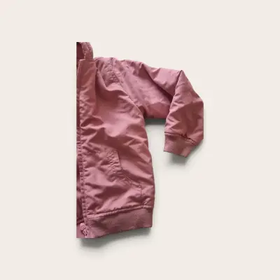 Chaqueta rosada con capucha niña talla 8 polar int - miniatura 3