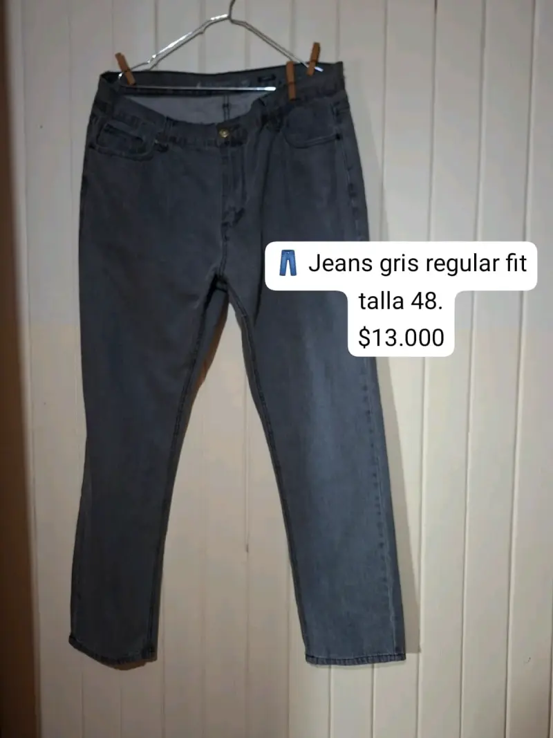 Jeans Foster azul claro talla 50-40 corte recto - 3