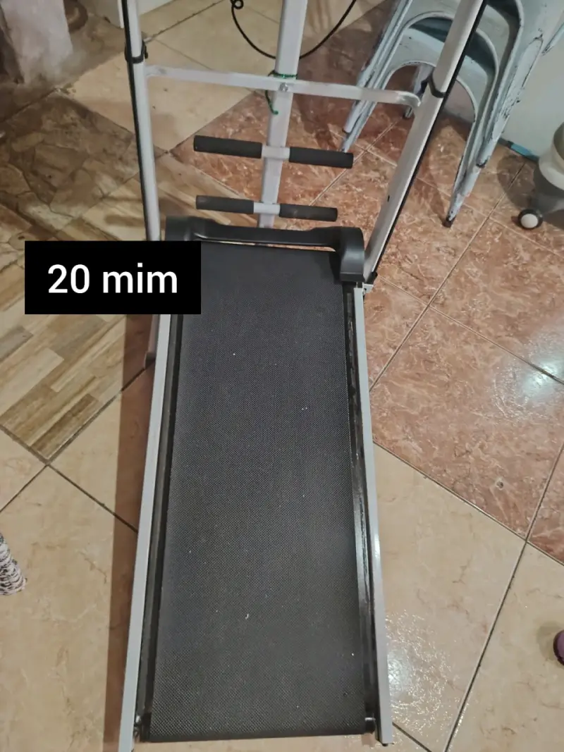 Caminadora manual plegable para ejercicio en casa