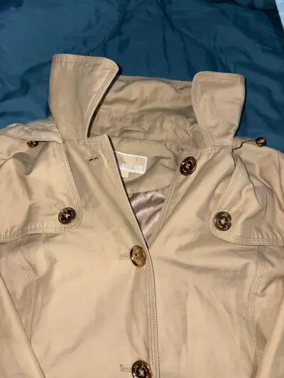 Abrigo beige con capucha Michael Kors - miniatura 4