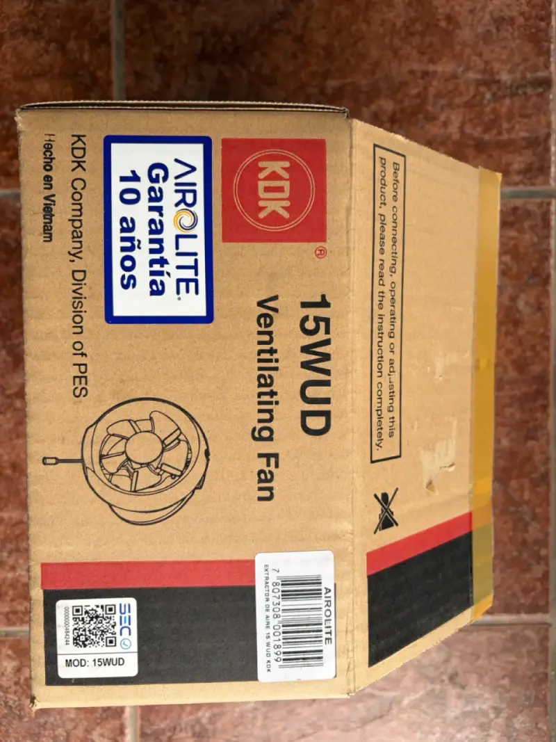 Extractor de Aire KDK 15WUD Blanco - 5