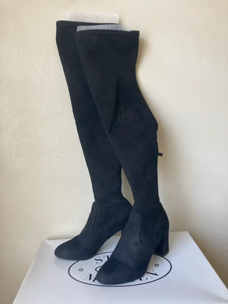 Botas negras sobre la rodilla Steve Madden - 4