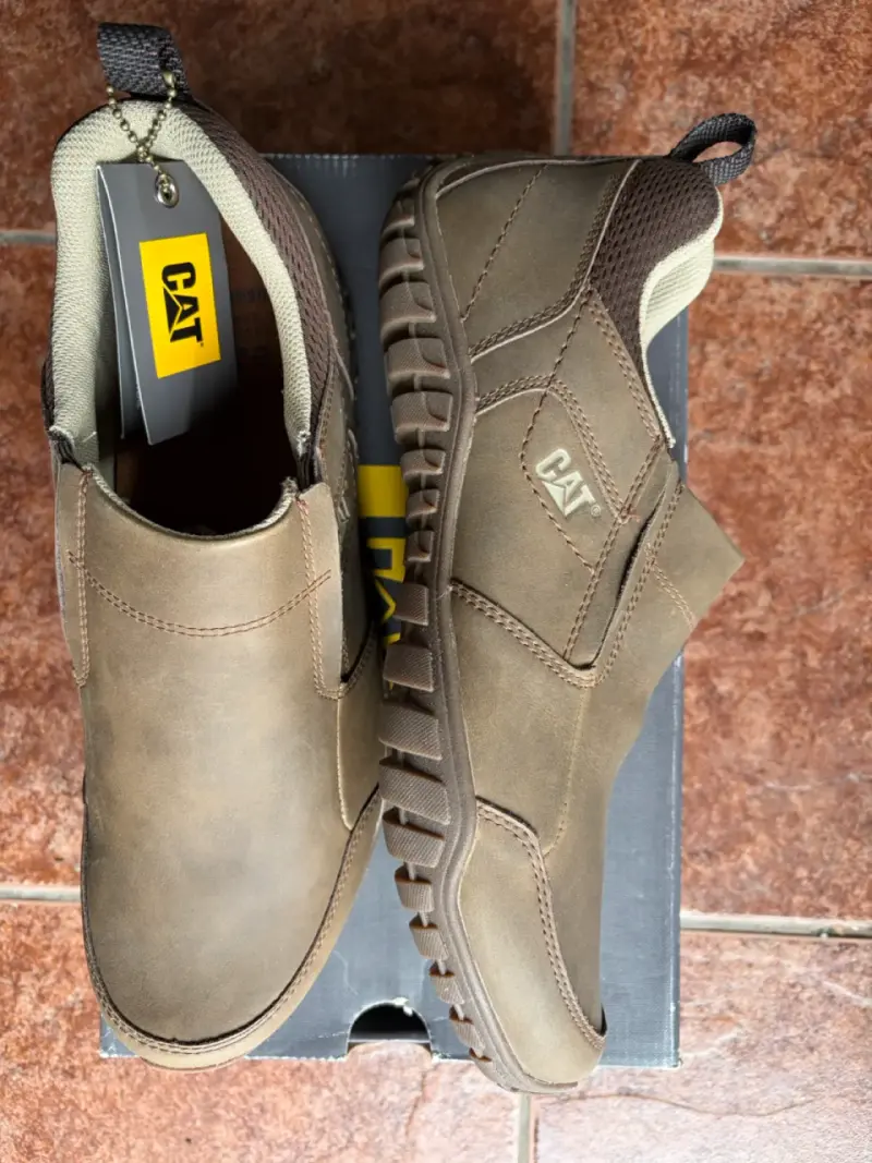 Botines casuales CAT Opine beige oscuro - 1