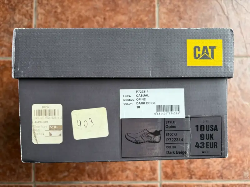 Botines casuales CAT Opine beige oscuro - 4
