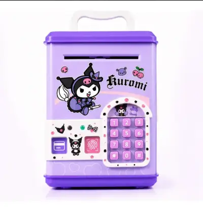 Alcancía Musical Digital Kuromi con Lector Huella - miniatura 5