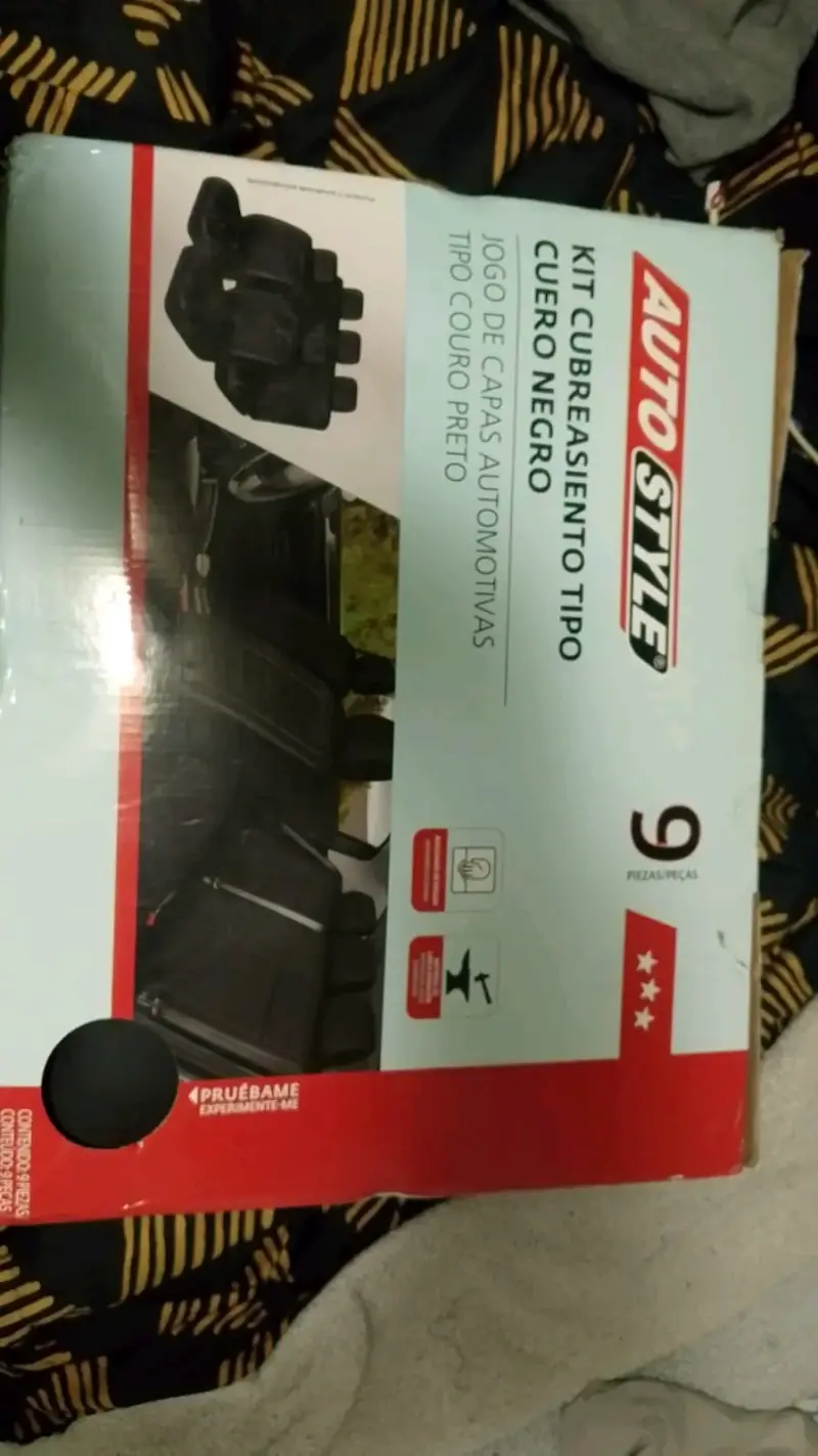 Kit de Cubreasientos AutoStyle Cuero Negro - 2