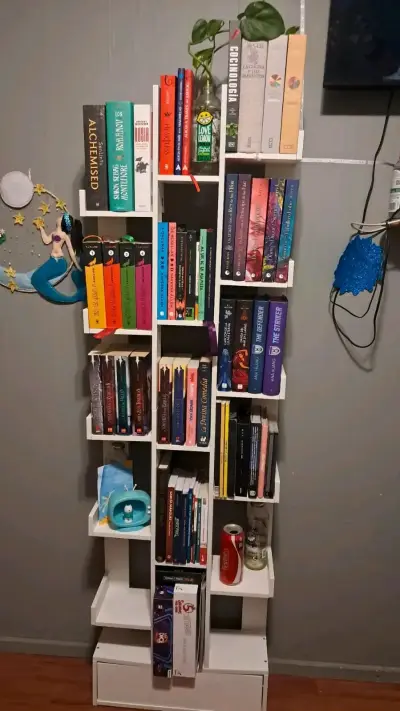 Estante de Madera Blanco para Libros - miniatura 1