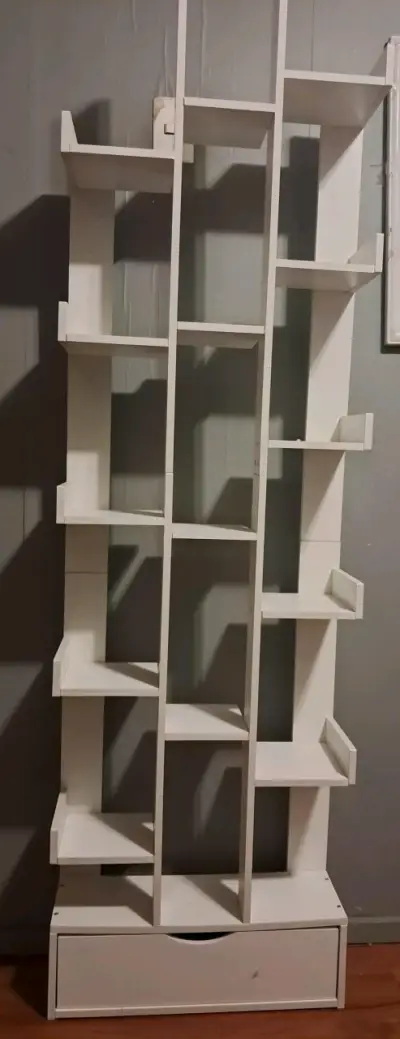 Estante de Madera Blanco para Libros - miniatura 2