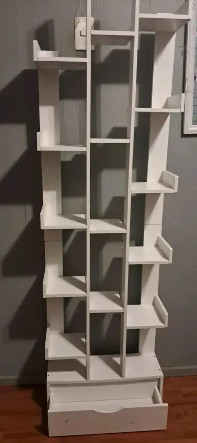 Estante de Madera Blanco para Libros - miniatura 4