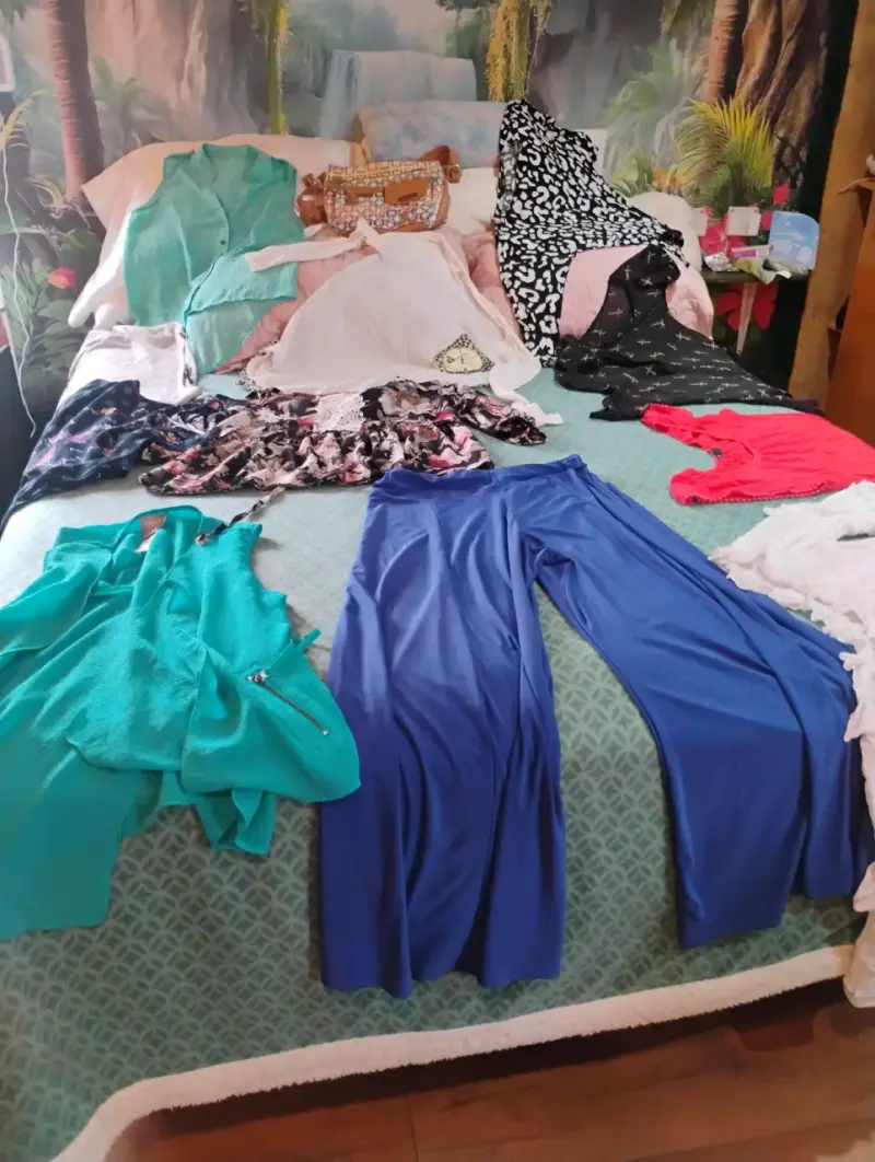 Lote de ropa femenina variada en buen estado
