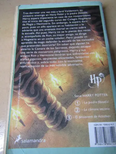 Libro Harry Potter y la Cámara Secreta de J.K. Rowling - miniatura 2