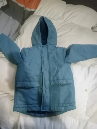 Chaqueta de invierno azul para niño talla 3 - miniatura 1