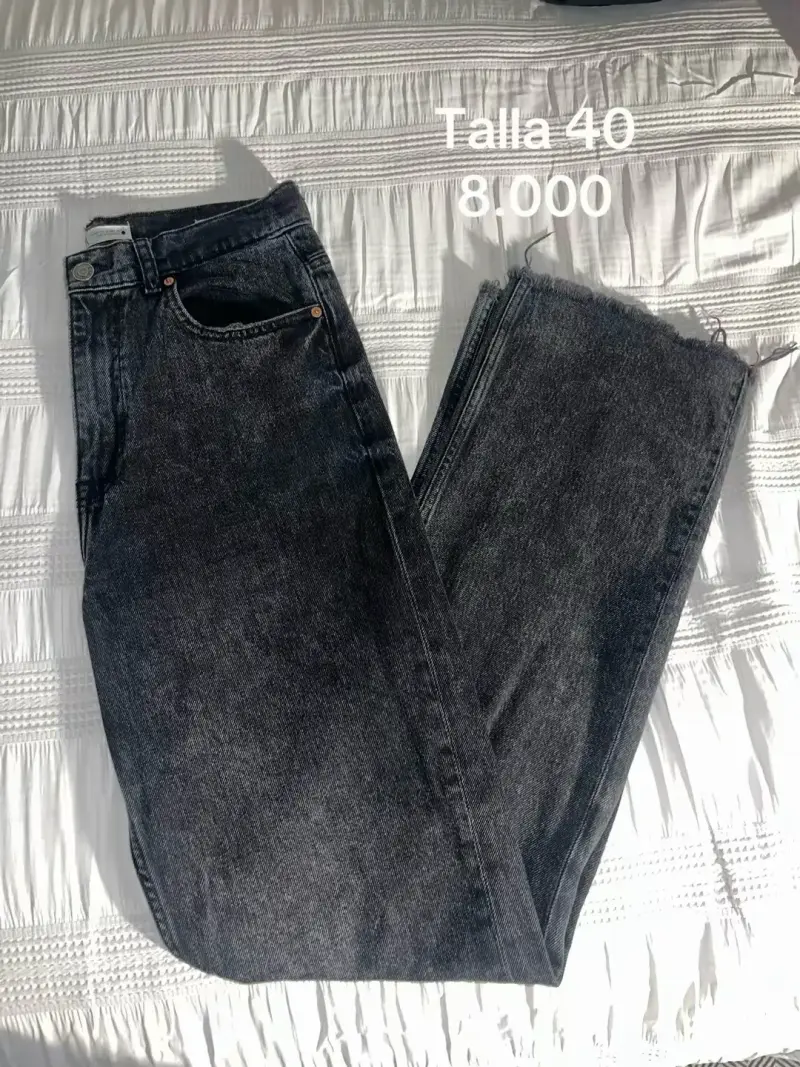 Jeans negros, blancos y beige talla 40 y 42