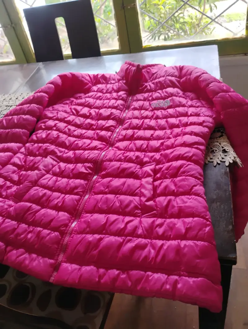 Chaqueta acolchada rosa The North Face para mujer