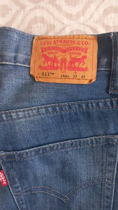 Jeans Levi's 511 Slim Fit Azul - miniatura 3