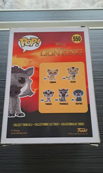 Figura Funko Pop Pumbaa El Rey León - miniatura 3