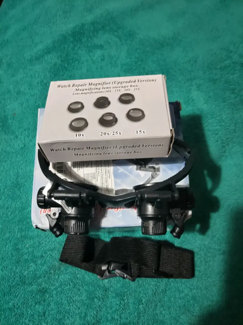 Lupa de Reparación de Relojes con Lentes Intercambiables - 1