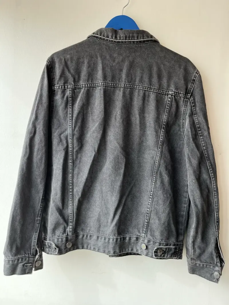Chaqueta de mezclilla gris Primark para hombre - 3