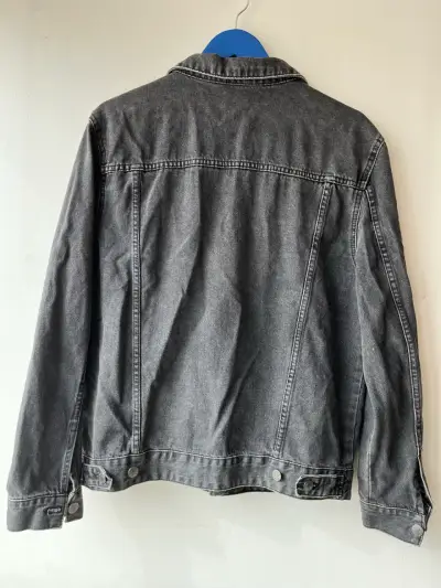 Chaqueta de mezclilla gris Primark para hombre - miniatura 3