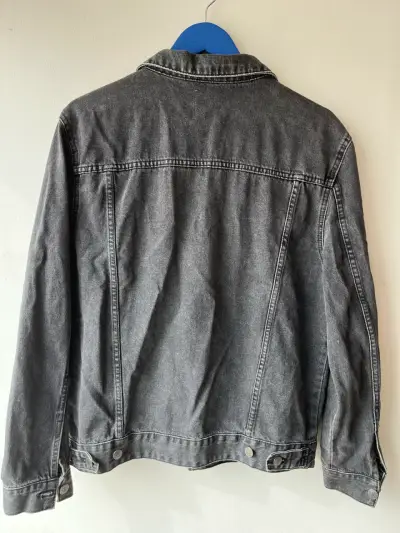 Chaqueta de mezclilla gris Primark para hombre - miniatura 5