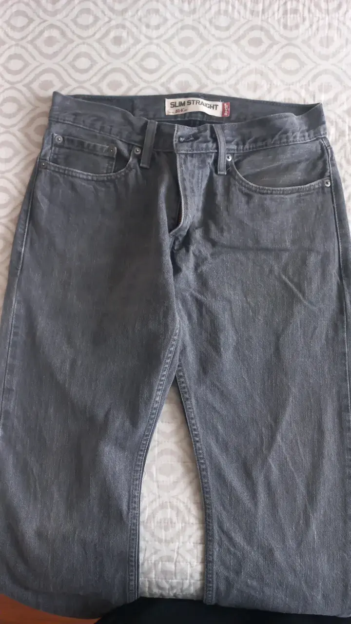 Jeans Levi's 514 Slim Straight Gris - 2