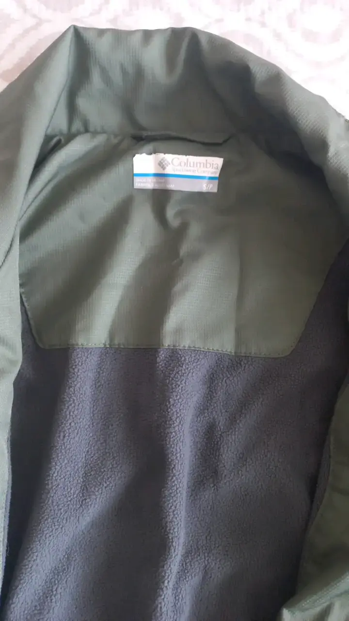Chaqueta impermeable verde Columbia para hombre - 2