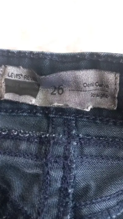 Jeans Levi's Rectos Talla 26 Azul - miniatura 4