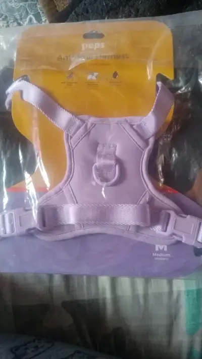 Arnés para perros Peps color lila tamaño mediano - miniatura 2