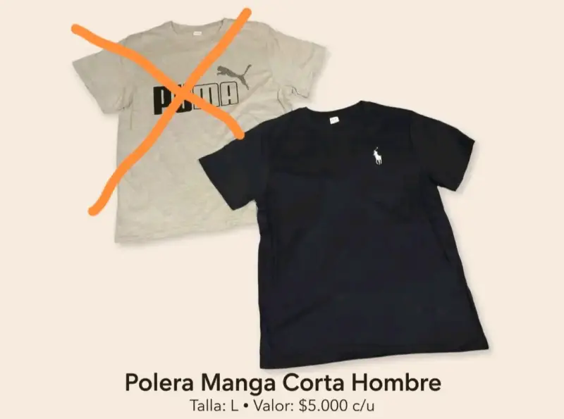 Poleras Manga Corta Hombre Polo