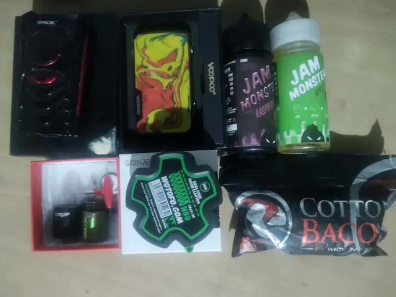 Kit Vapeo Smok Iron man y Voopoo drag 2 mecanicos - 1