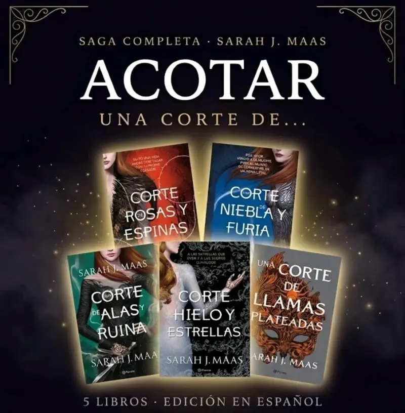 Colección de libros Una Corte de Sarah J. Maas - 6