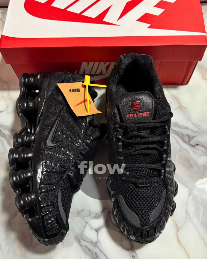 Zapatillas Nike Shox negras para hombre