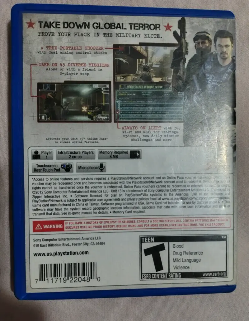 Juego PS Vita Unit 13 de acción - 2