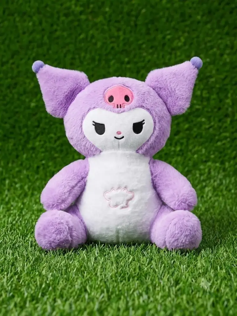 Peluche Kuromi Morado y Negro respira - 1