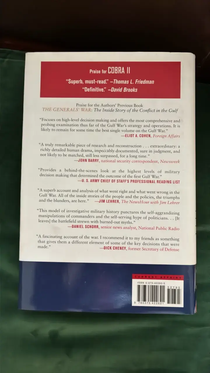 Libro Cobra II sobre la invasión de Irak - 3