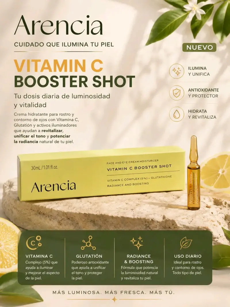 Crema Hidratante Arencia Vitamin C Booster Shot 30ml - 1