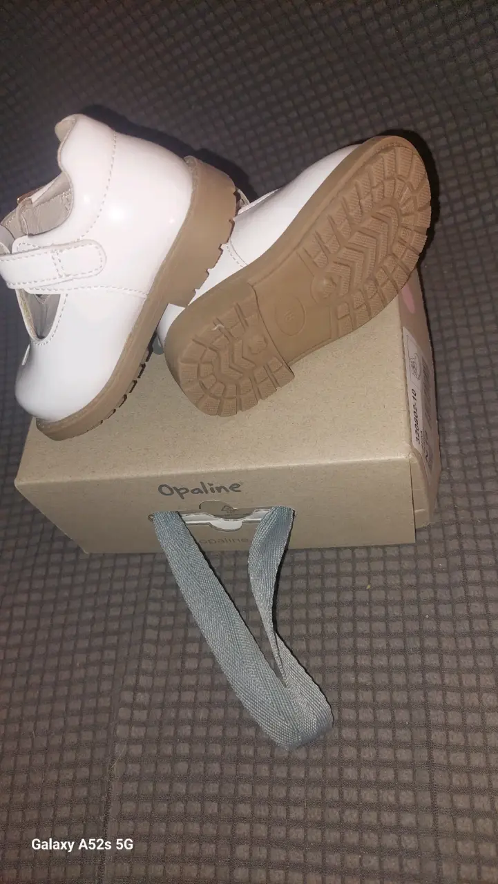 Zapatos de bebé blancos Opaline talla 18 - 2