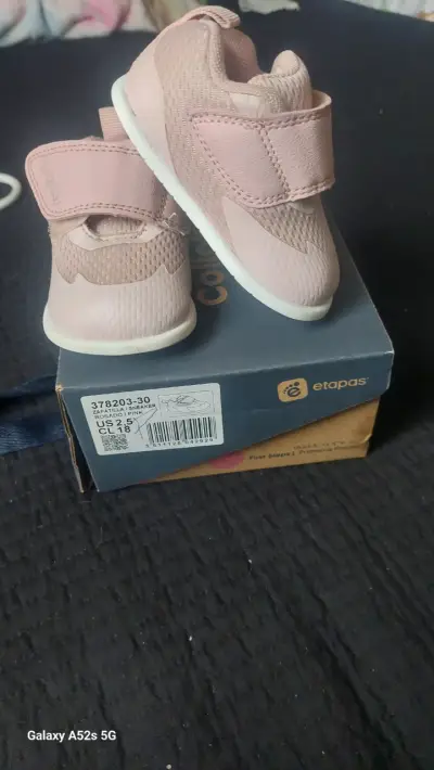 Zapatillas rosadas para bebé Etapas N°18 - miniatura 2