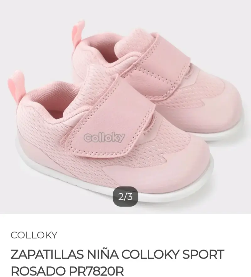 Zapatillas rosadas para bebé Etapas N°18 - 4
