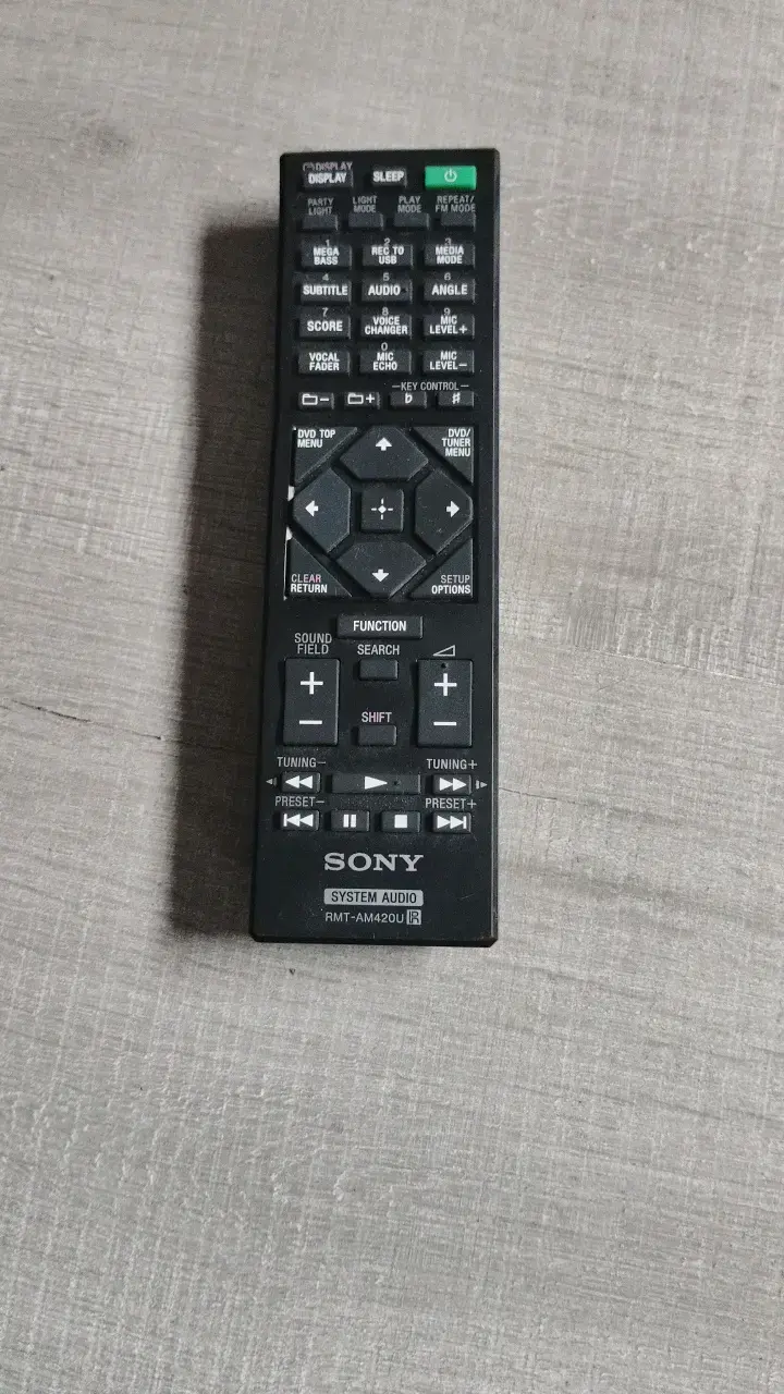 Control remoto Sony para sistema de audio - 1