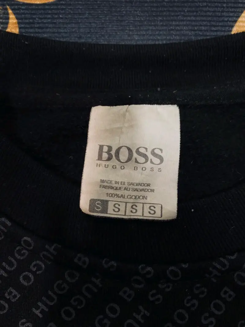 Polerón Hugo Boss negro con logo - 2