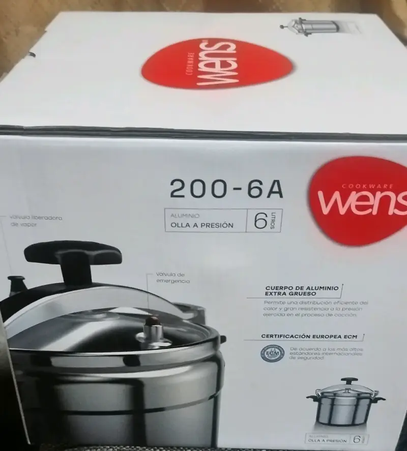 Olla a presión de aluminio Wens 6 litros - 2