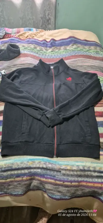 Chaqueta Negra Polo Ralph Lauren con Cierre - miniatura 1