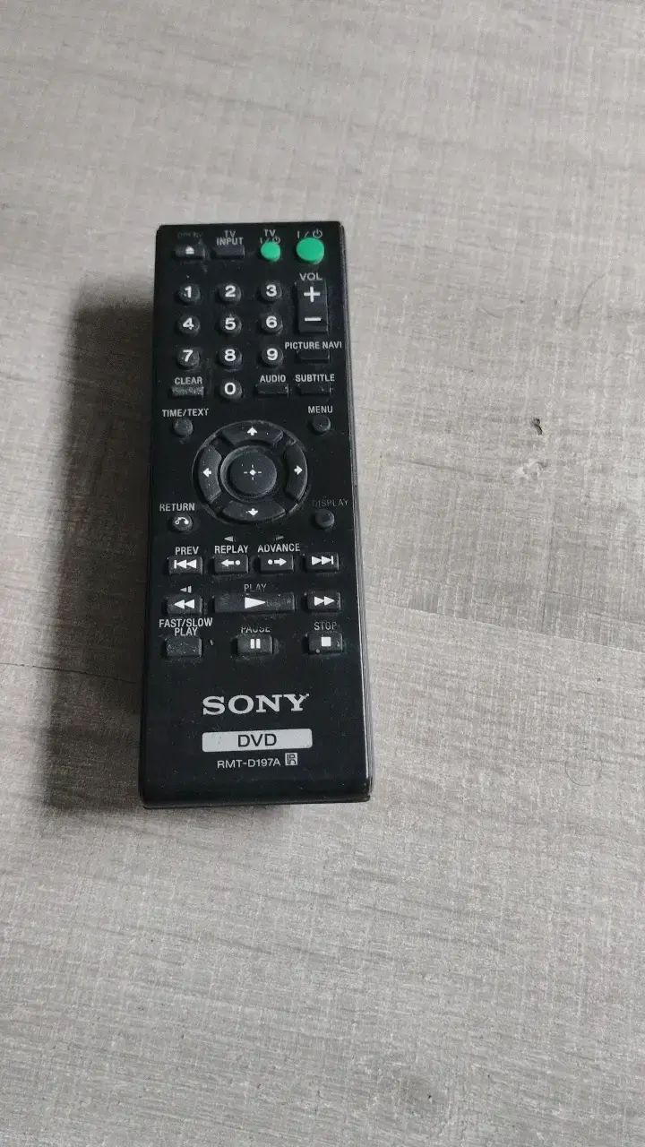Control remoto Sony para DVD RMT-D197A - 2
