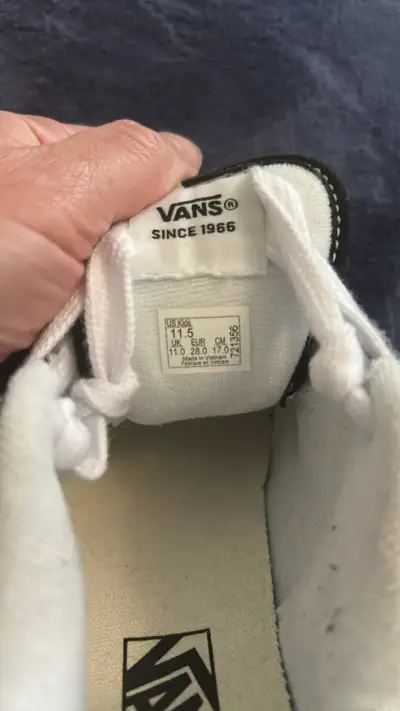 Zapatillas Vans negras para niños - miniatura 4