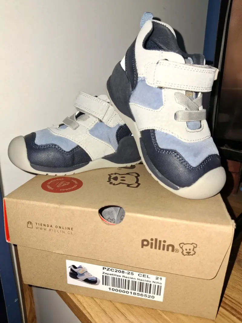 Sandalias de bebé azul Colloky talla 19 - 3