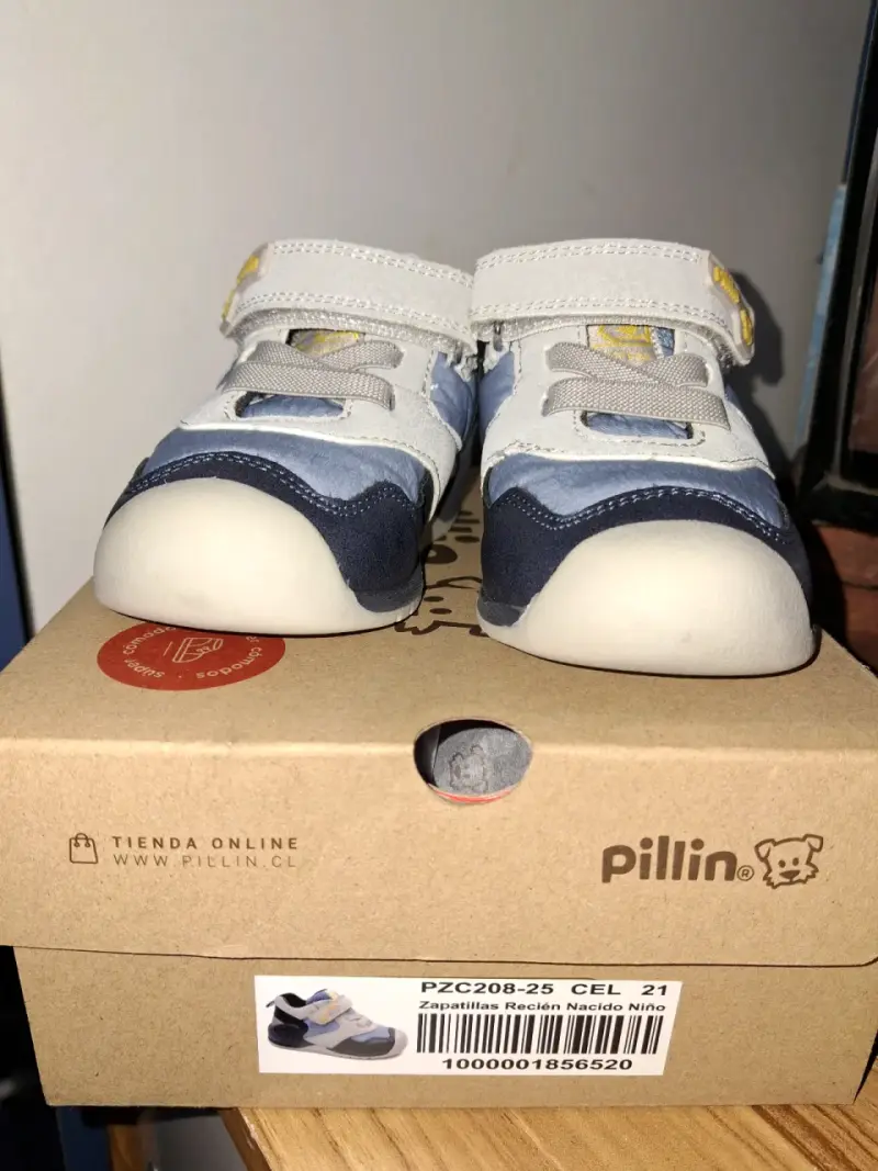 Sandalias de bebé azul Colloky talla 19 - 4