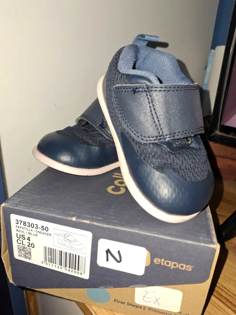 Sandalias de bebé azul Colloky talla 19 - 6